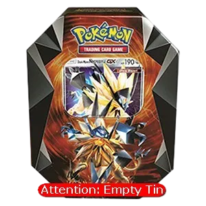 Empty Dusk Mane Necrozma GX Tin
