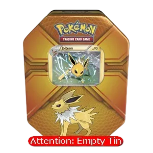 Empty Triple Effect Tins: Jolteon Tin