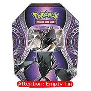 Empty Mysterious Powers Tins: Necrozma GX Tin