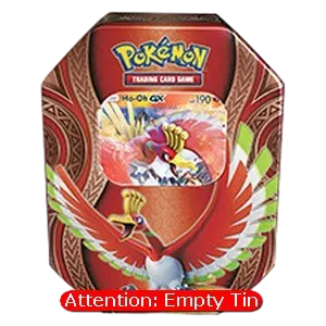 Empty Mysterious Powers Tins: Ho-Oh GX Tin