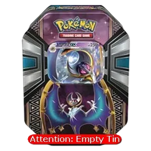 Empty Legends of Alola Tins: Lunala GX Tin