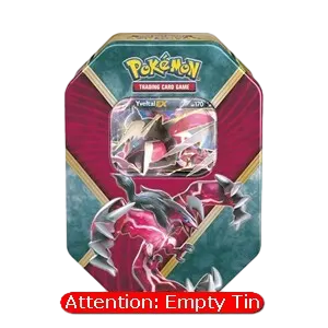 Empty Shiny Kalos Tins: Yveltal Tin