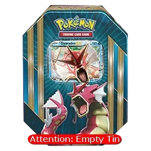Empty Triple Power Tins: Shiny Gyarados EX Tin