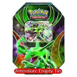 Empty Powers Beyond Tins: Rayquaza Tin