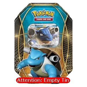 Empty EX Power Trio Tins: Blastoise EX Tin