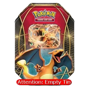Empty EX Power Trio Tins: Charizard EX Tin