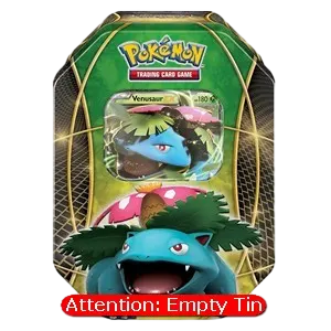 Empty EX Power Trio Tins: Venusaur EX Tin