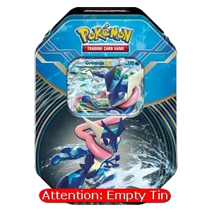 Empty Kalos Power Tins: Greninja Tin