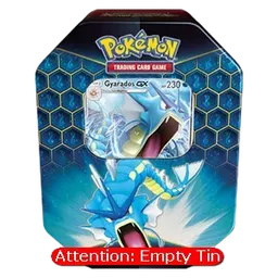 Empty Hidden Fates: Gyarados GX Tin