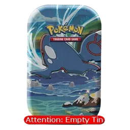 Empty Shining Fates Mini Tins: Kyogre Tin