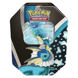 Eevee Evolution Tins: Vaporeon V Tin