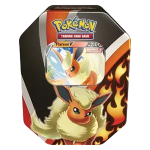 Eevee Evolution Tins: Flareon V Tin