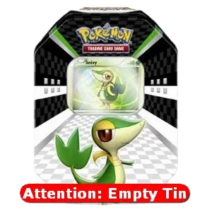 Empty Sneak-Peek Tins: Snivy Tin