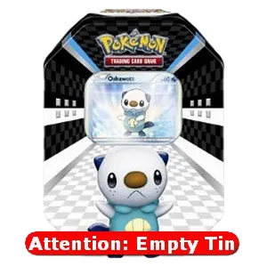 Empty Sneak-Peek Tins: Oshawott Tin