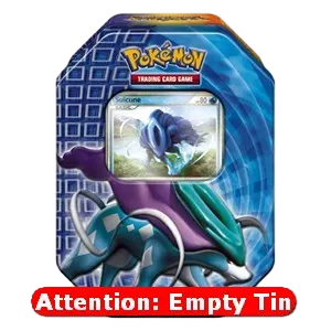 Empty 2010 Fall Collector's Tins: Suicune Tin
