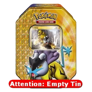 Empty 2010 Fall Collector's Tins: Raikou Tin
