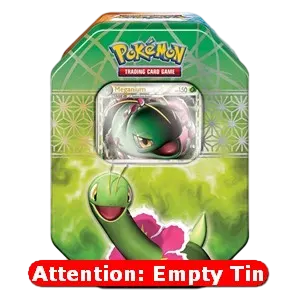 Empty 2010 Spring Collector's Tins: Meganium Tin