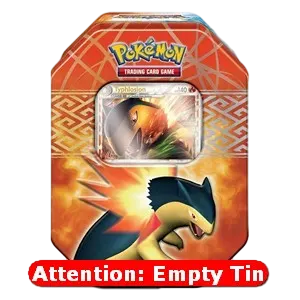 Empty 2010 Spring Collector's Tins: Typhlosion Tin