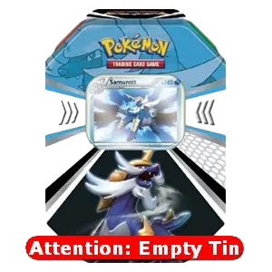 Empty Evolved Battle Action Tins: Samurott Tin