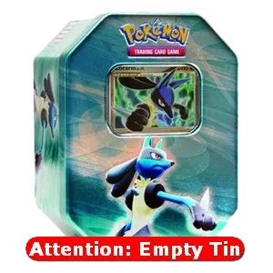 Empty Lucario Tin