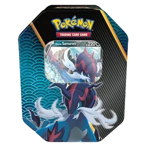 Divergent Powers Tins: Hisuian Samurott V Tin (EU Version)