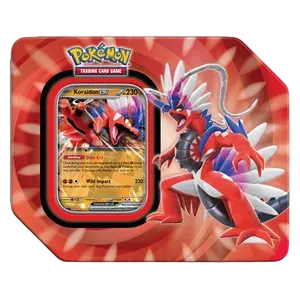 Paldea Legends Tins: Koraidon ex Tin (US Version)