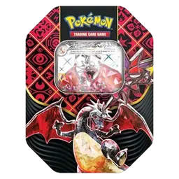Paldean Fates: Tera Charizard ex Tin