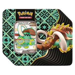 Paldean Fates: Great Tusk ex Tin (US Version)