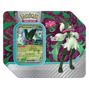 Paldea Partners Tins: Meowscarada ex Tin (US Version)