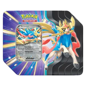 Slashing Legends Tins: Zacian ex Tin (US Version)