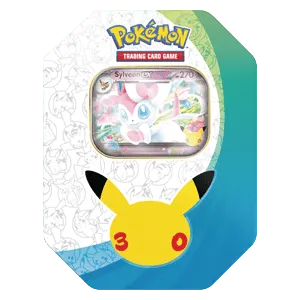 30th Celebration Sylveon ex Tin