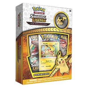 Shining Legends Pikachu Pin Collection