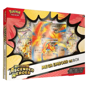 Ascended Heroes Mega Emboar ex Box