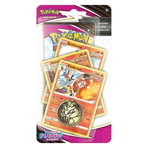 Fusion Strike Cinderace Premium Checklane Blister