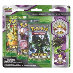 Fates Collide: Mega Alakazam Pin 3-Pack Blister