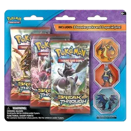 BREAKthrough: Mega Evolution Three Pin 3-Pack Blister