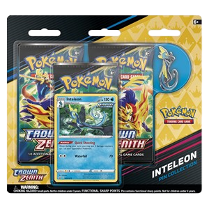 Crown Zenith: Inteleon Pin Collection 3-Pack Blister