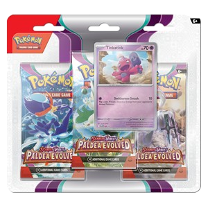 Paldea Evolved: Tinkatink 3-Pack Blister