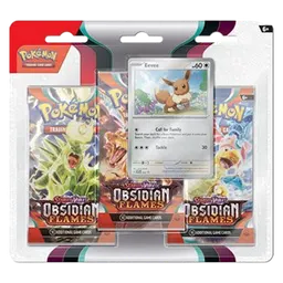 Obsidian Flames: Eevee 3-Pack Blister