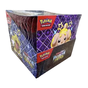 Paldean Fates: Tech Sticker Collection Display